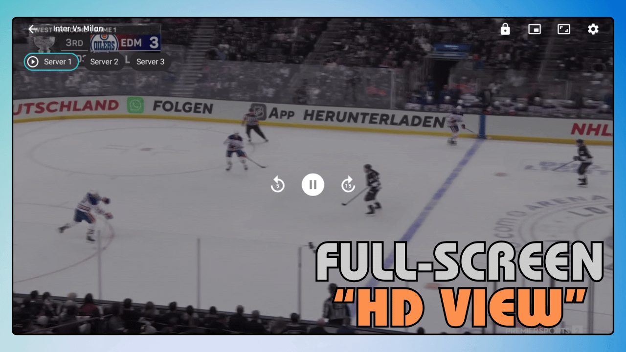 Full-Screen HD Viewing Experience