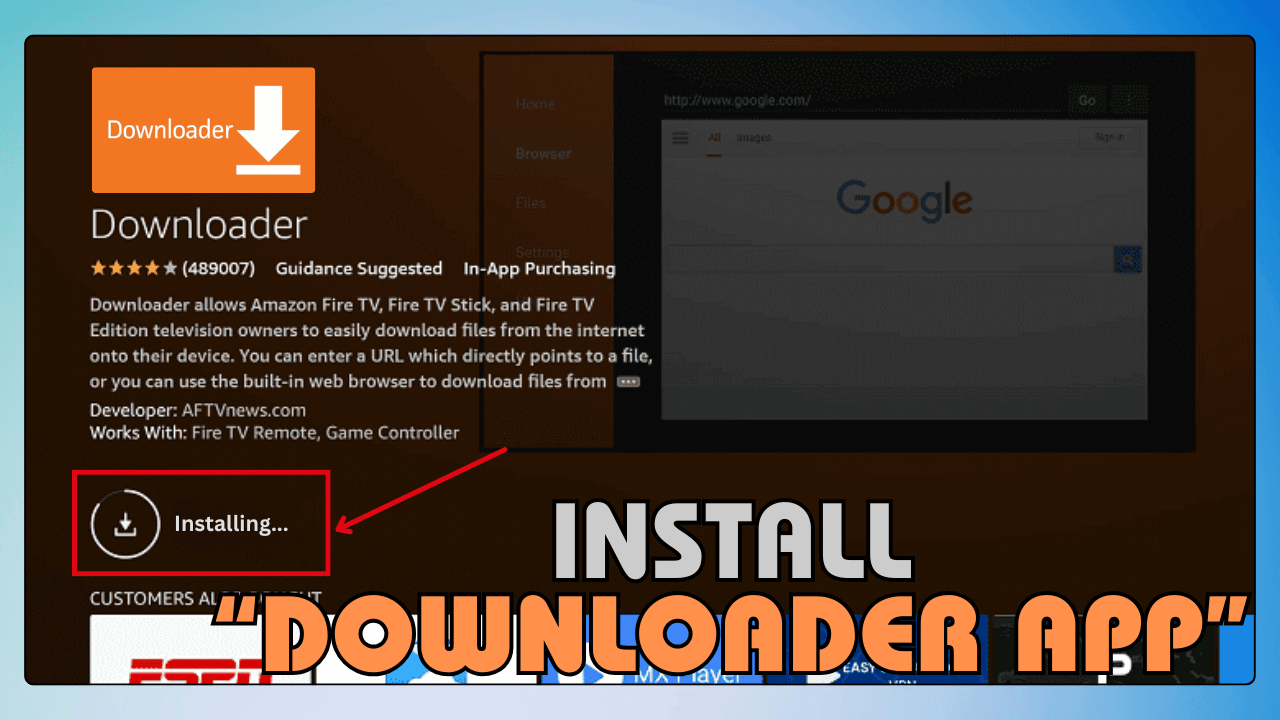 Install Downloader App