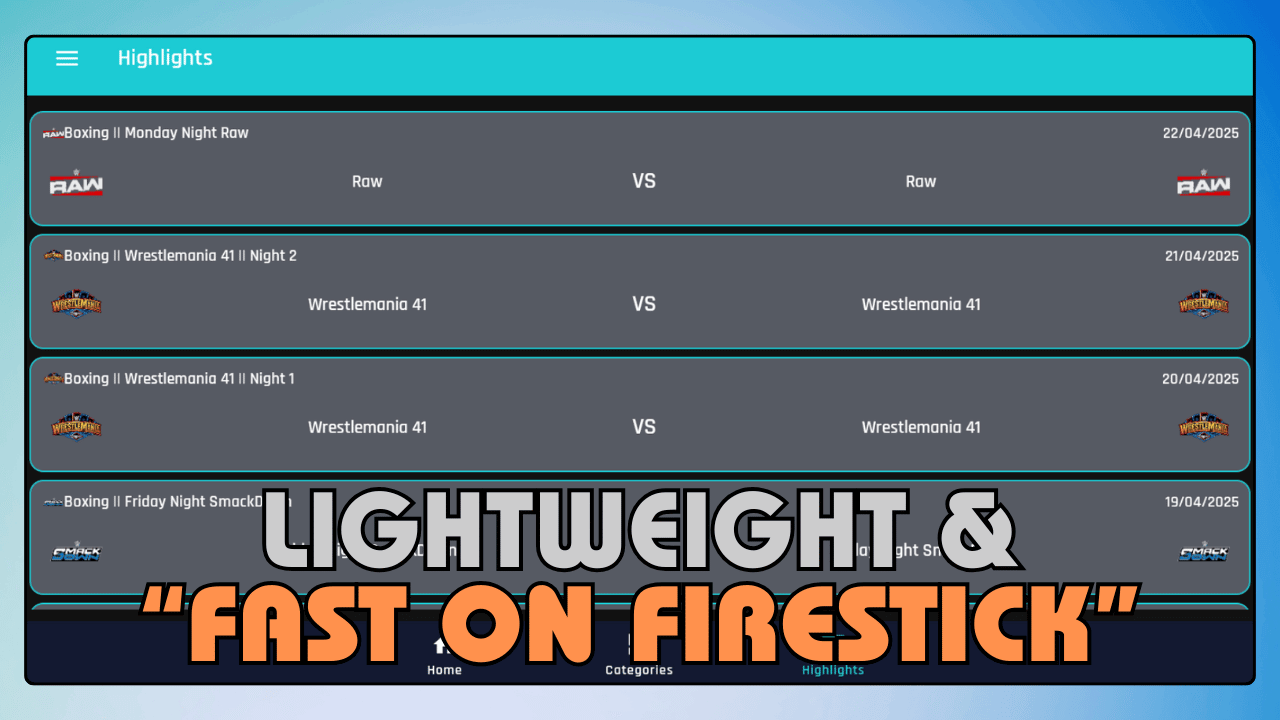 Lightweight and Fast on Firestick