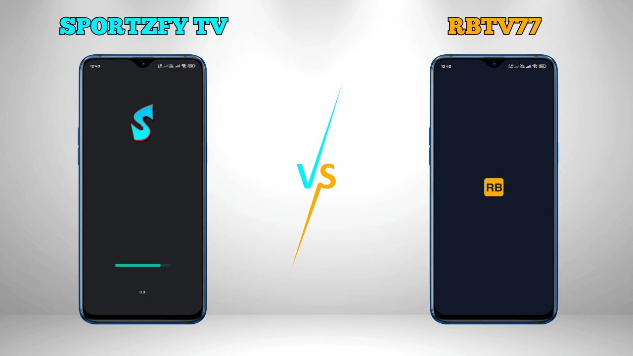 Sportzfy TV vs. RBTV77: App Interface Design